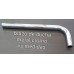 BRAZO LLUVIA 1/2  ACERO INOX. 90° LARGO 40 CM IMPORTADO