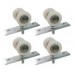 CARRO PARA PUERTAS CORREDIZAS 2 RUEDAS 20 MM NYLON