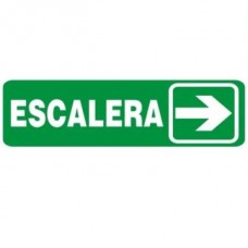 CARTEL ESCALERA DERECHA 140 X 410 MM