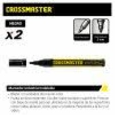 CROSS MARCADOR INDELEBLE NEGRO X 2