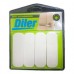 DILER TOPETINAS AUTOADHESIVAS RECTANGULAR BLANCA X 4