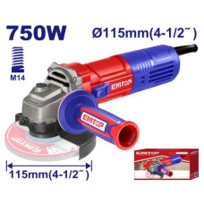 EMTOP AMOLADORA ANGULAR 115 MM 750 W 12000 RPM