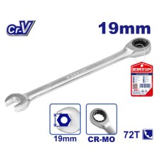 EMTOP LLAVE COMBINADA 19MM INDUSTRIAL CON CRIQUET