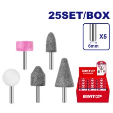 EMTOP JUEGO 5 PUNTAS MONTADAS VASTAGO 6 MM