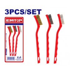 EMTOP SET DE 3 CEPILLOS 7 PULG