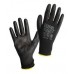 GUANTES PALMA ENGOMADA NEGRO NARANJA DPS