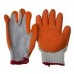 GUANTES PALMA ENGOMADA TEJIDO NARANJA
