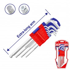 EMTOP JUEGO DE LLAVES ALLEN EXTRA LARGAS