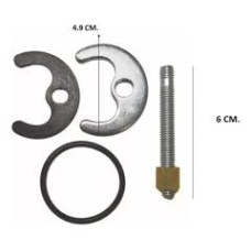 KIT FIJACION P/MONOCOMANDO 1 TORNILLOS (P1-E18)