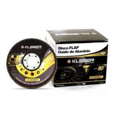 KLEBER DISCO FLAP GRANO 80 OXIDO ALUMINIO 115 MM