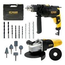 KONAN TALADRO 750 W + AMOLADORA 720 W