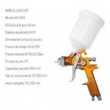 LUSQTOFF PISTOLA DE PINTAR HVLP GRAVEDAD