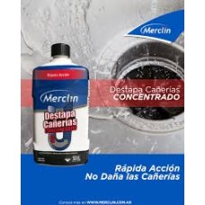 MERCLIN DESTAPA CAÑERIA CONCENTRADO X 500 ML