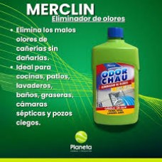 MERCLIN ELIMINADOR DE OLORES CAÑERIAS X 1 L