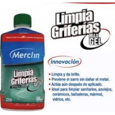 MERCLIN LIMPIA GRIFERIAS MAX GEL X 500 ML
