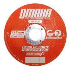 OMAHA DISCO CORTE ABRASIVO METAL 180X16MM