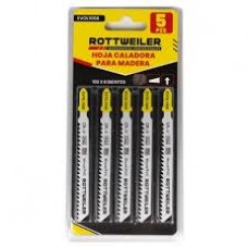 ROTTWEILER HOJAS CALAR MADERA C/U
