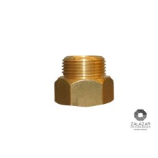 BRONCE MANGUITO ACOPLE MH 3/4 CONICO-PLANO