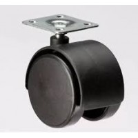 RUEDA MUEBLE PVC 050 MM C/BASE