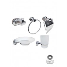ALAZ ACCESORIOS P/BAÑO CROMO 5 PZAS (P1-E18)