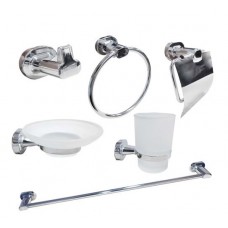 ALAZ ACCESORIOS P/BAÑO CROMO 6 PZAS (P1-E18)