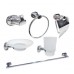 ALAZ ACCESORIOS P/BAÑO CROMO 6 PZAS (P1-E18)