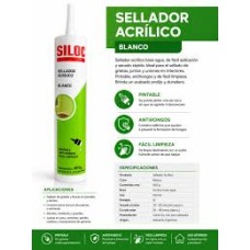 SILOC SELLADOR ACRILICO BLANCO X 455 G