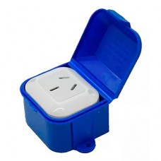 TAAD CAPSULADA EXTERIOR AZUL 1 TOMA 10 AMP