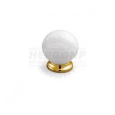 TIRADOR PVC REDONDO C/B DORADA