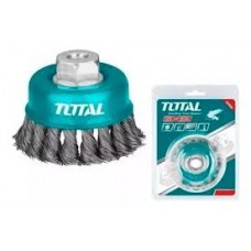 TOTAL CEPILLO COPA BRONCE TRENZADO 75 MM