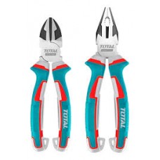 TOTAL SET 2 PINZAS ALICATE Y UNIVERSAL