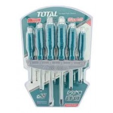 TOTAL SET DESTORNILLADORES 6 PZAS
