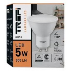 TREFI DICROICA GU10 LUZ CALIDA 5 W