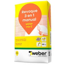 WEBER 3 EN 1 REVOQUE X 25 KG WEBER 3 EN 1 REVOQUE X 25 KG